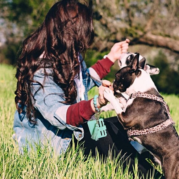 Mini Wallet Keychain Wristlet Beaded Bracelet For Women Gift - Picture 4 of 6